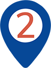 Map Marker – Zahl 2